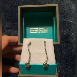 Effy 14k diamond earrings 2way